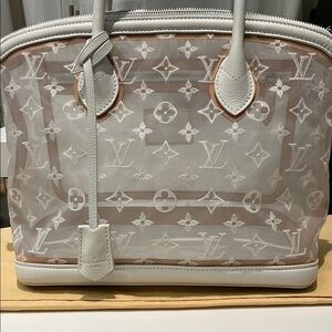 Louis Vuitton White Transparence Lockit